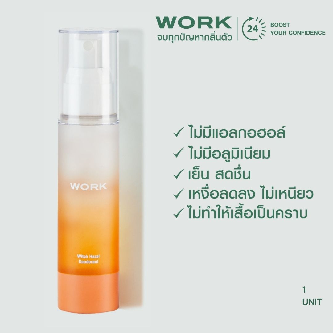 Deodorant Spray สเปรย์ระงับกลิ่นกาย ลดเหงื่อ ไม่เหนอหนะ ไม่มีอลูมิเนียมพร้อมระงับกลิ่นกาย 24 ชั่วโมง